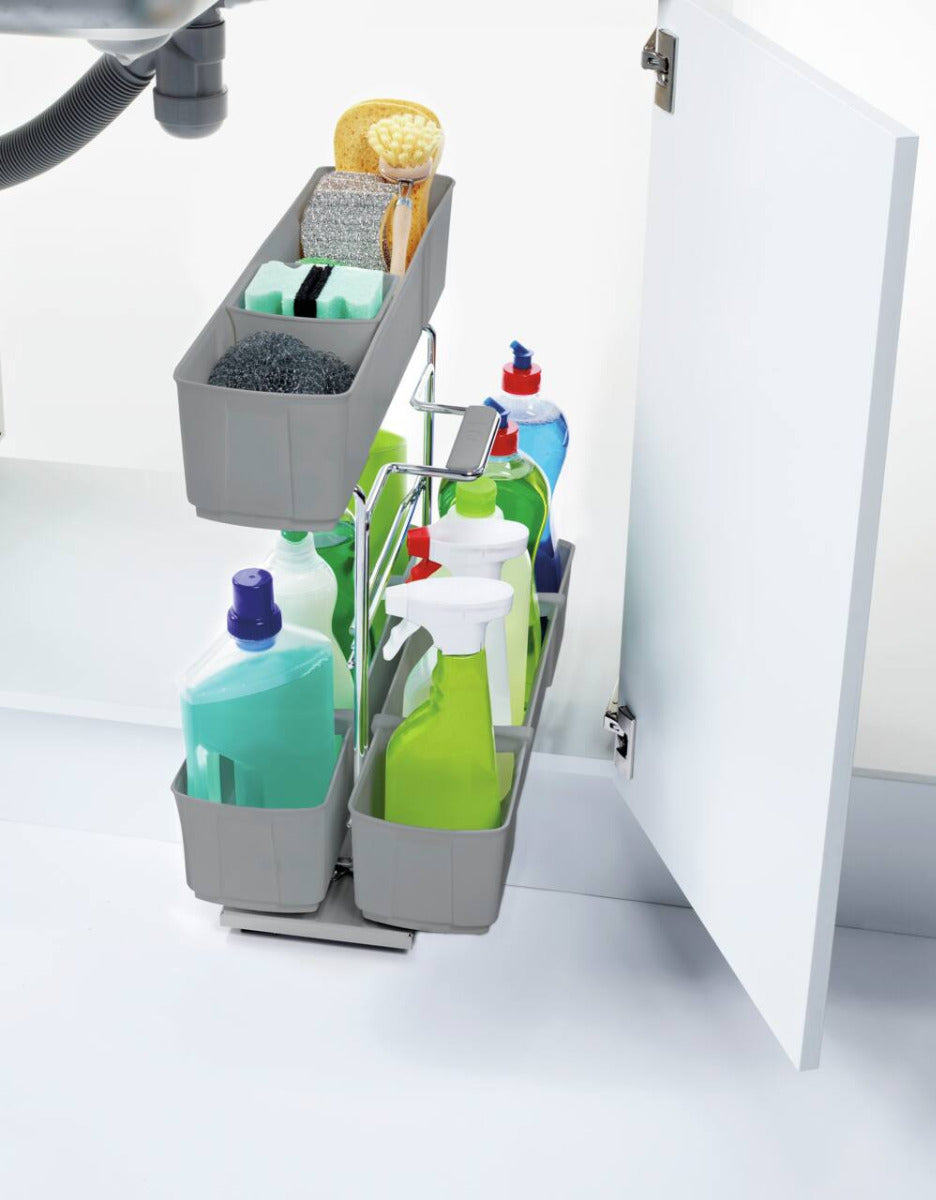 Kesseböhmer Cleaning Agent, grau / Putzmittelauszug für Unterschrank