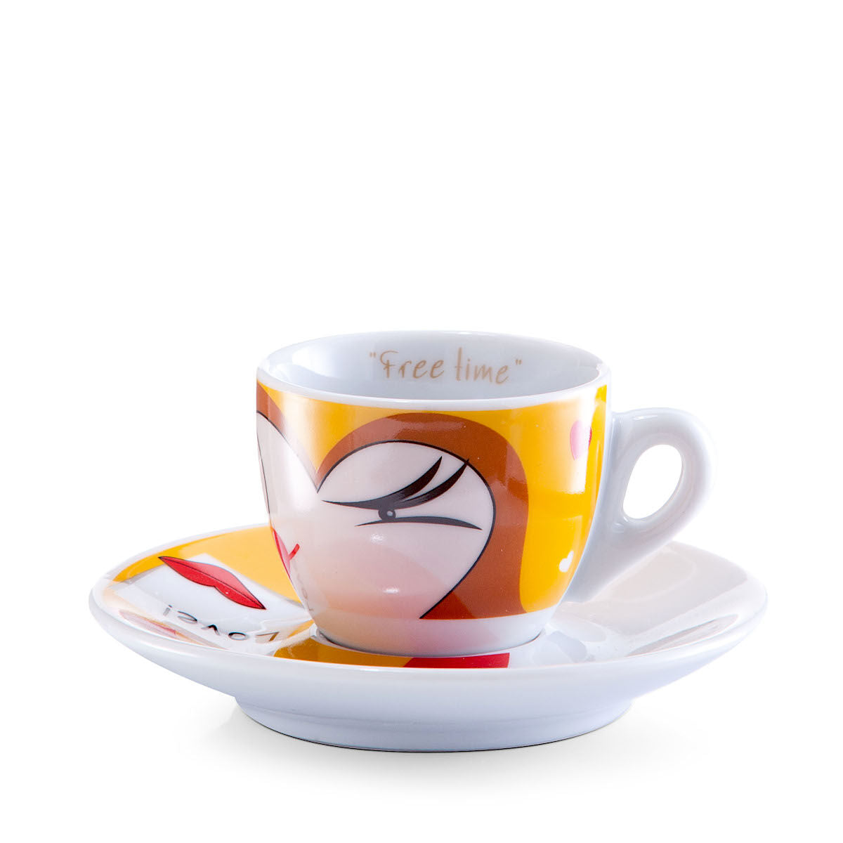 ZELLER 26510 Espresso-Set MAGIC EYES, 12-tlg., Porzellan