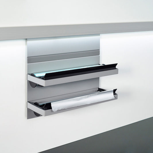 Linero MosaiQ Folienrollenhalter 350 x 110 x 300 mm Titan grau / Folienabroller / Relingsystem / Kesseböhmer
