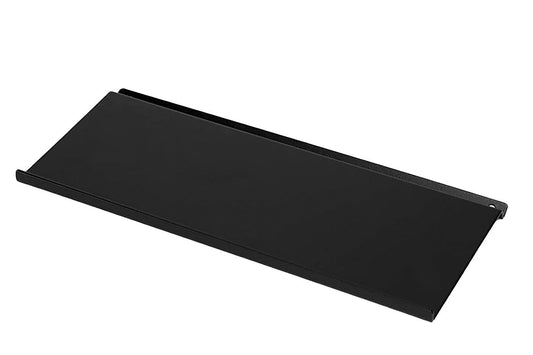 Linero MosaiQ Obere Ablage kurz 235 x 107 x 8 mm in schwarz matt / Reling / Relingsystem / Kesseböhmer
