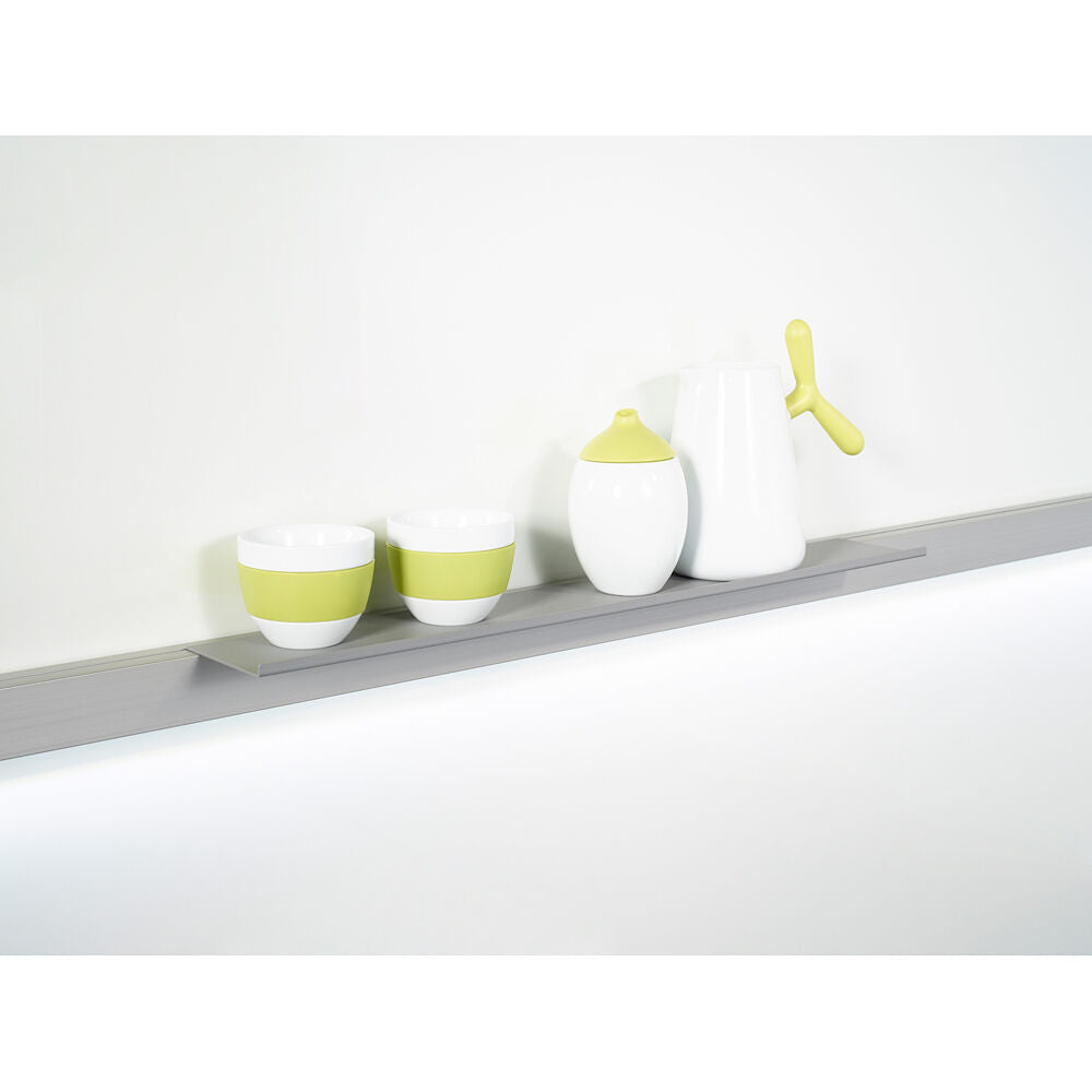 Linero MosaiQ Obere Ablage lang 585 x 107 x 8 mm titangrau / Reling / Relingsystem / Kesseböhmer