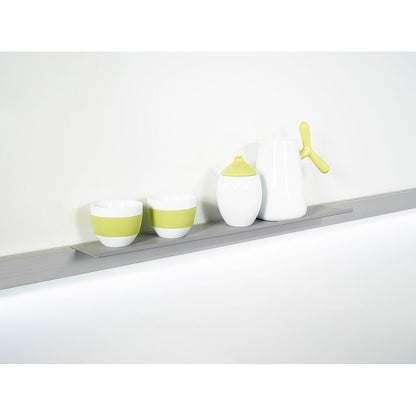 Linero MosaiQ Obere Ablage lang 585 x 107 x 8 mm titangrau / Reling / Relingsystem / Kesseböhmer