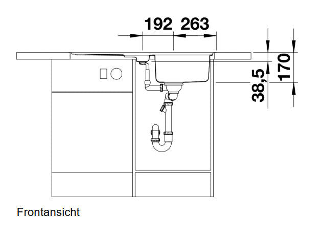 BLANCO 523663 Edelstahlspüle CLASSIC Pro 5 S-IF mit Excenterbedienung / Auflagespüle / Flächenbündig / Spüle – Bild 3
