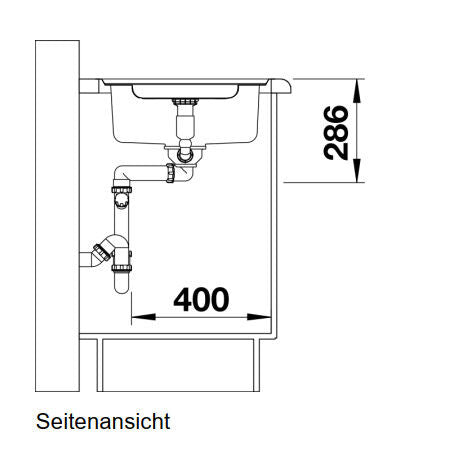 BLANCO 523663 Edelstahlspüle CLASSIC Pro 5 S-IF mit Excenterbedienung / Auflagespüle / Flächenbündig / Spüle – Bild 4