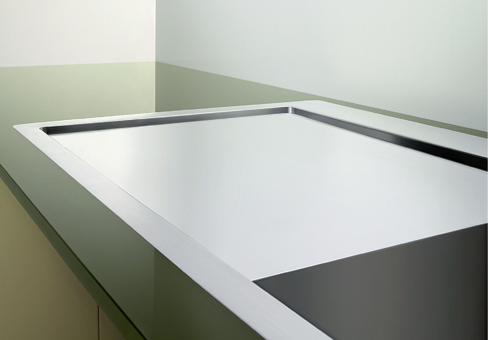 BLANCO Spüle CLARON 6 S-IF Becken rechts Edelstahl mit InFino®-Ventil (PushControl) / Edelstahlbecken – Bild 3