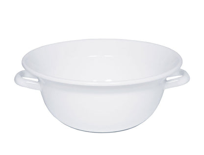 RIESS 0296-033 Weitling 28 cm, weiß, mit zwei Henkeln / Teigschüssel / Salatschüssel