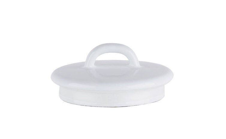 RIESS 0314-033 Emaille Deckel für Milchkanne, weiß