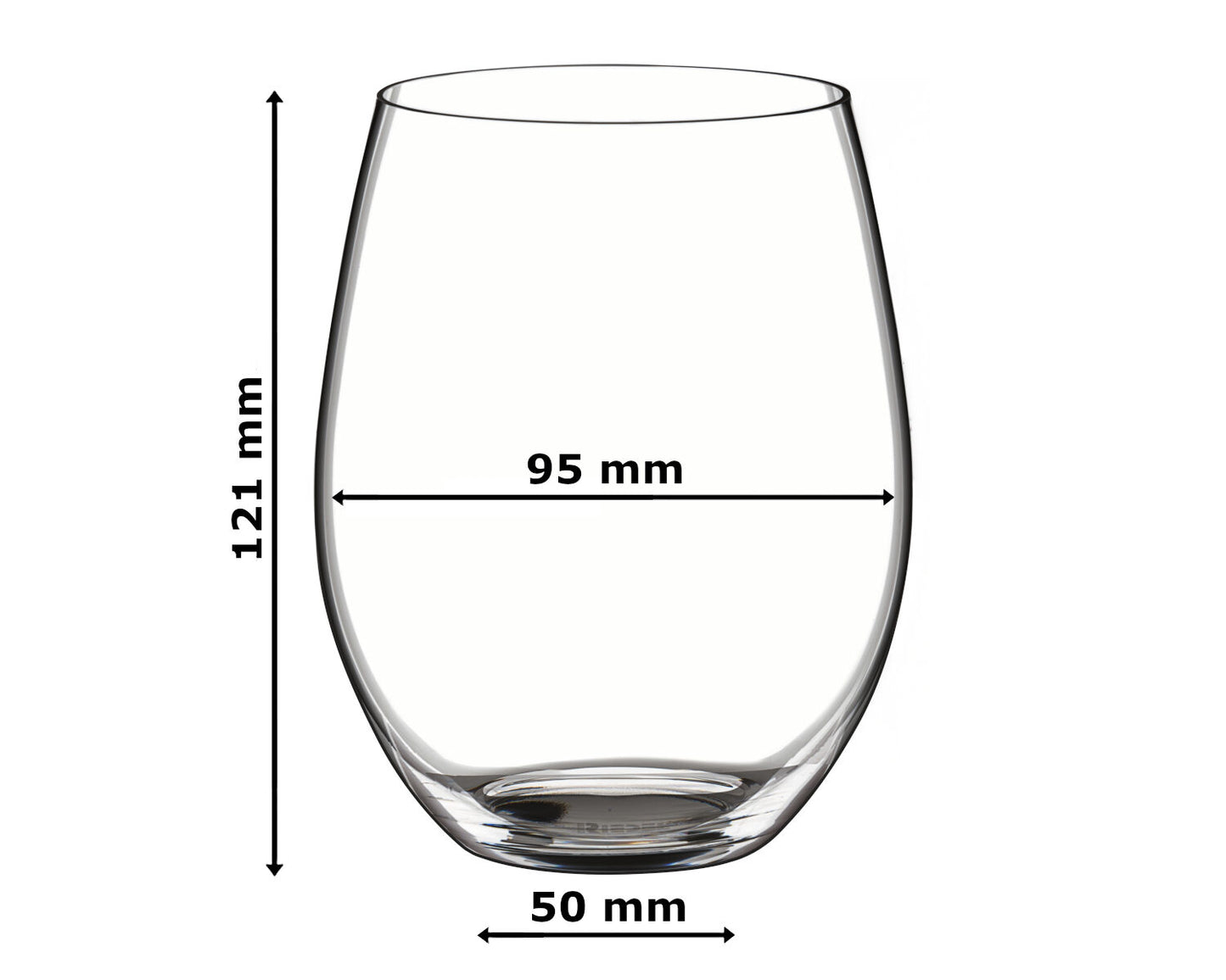 RIEDEL 0414/0 THE O WINE TUMBLER Cabernet/Merlot Weinglas 2er Set – Bild 2