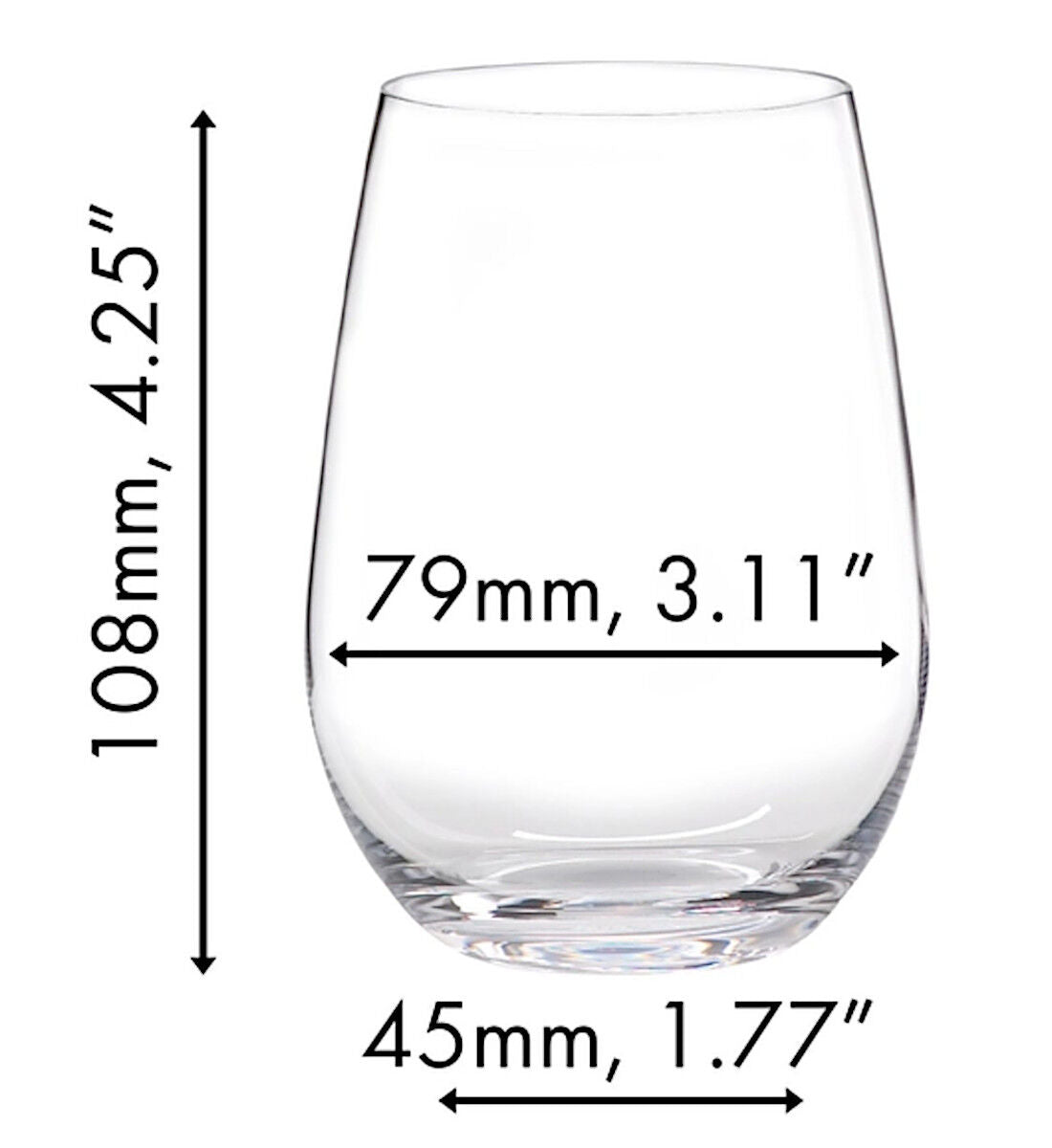 RIEDEL 0414/15 THE O WINE TUMBLER Riesling / Sauvignon Blanc Weinglas 2er Set – Bild 2
