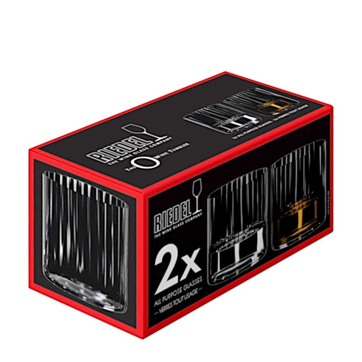 RIEDEL 0414/22 THE O WINE TUMBLER H2O Universalbecher - optisch 2er Set – Bild 6