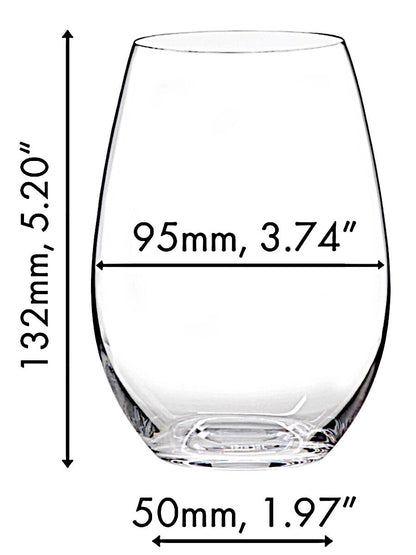 RIEDEL 0414/30 THE O WINE TUMBLER Syrah/Shiraz Weinglas 2er Set – Bild 2