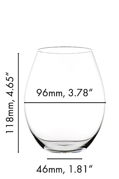 RIEDEL 0414/41 THE O WINE TUMBLER Alte Welt Syrah Glas 2er Set – Bild 2