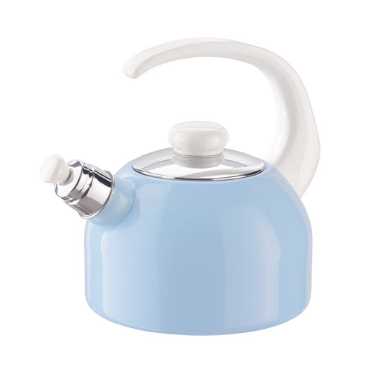 RIESS 0543-116 Flötenkessel Plus 2 Liter, pastell blau / Wasserkessel