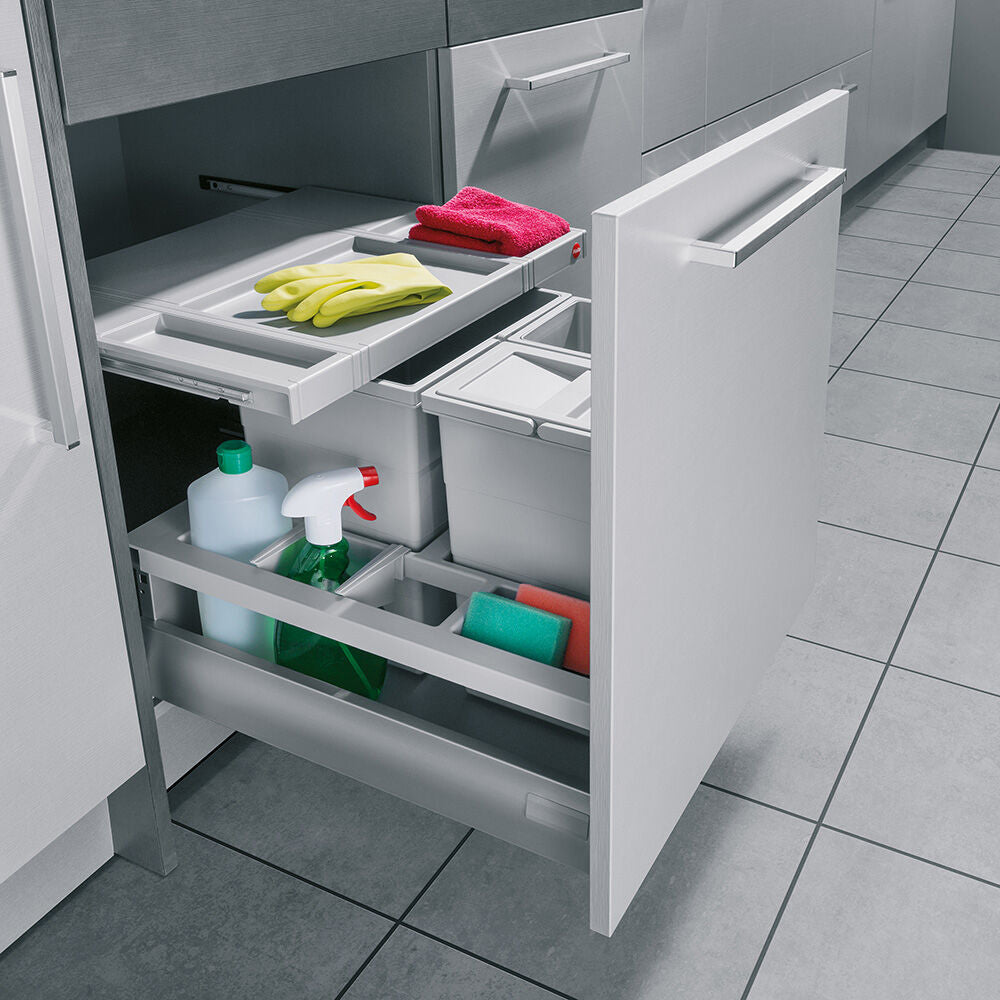 Hailo 3620611 Abfallsorter SEPARATO K 60, 34 (1x18 + 2x8) Liter / Hailo XS Inset 60.3/34 für 60 cm SB – Bild 3