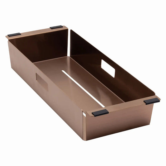 LAVABO Resteschale L-K10007K für KUBUS Spülen, PVD Kupfer / Restebecken / Abtropfschale