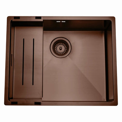 LAVABO Resteschale L-K10007K für KUBUS Spülen, PVD Kupfer / Restebecken / Abtropfschale – Bild 4