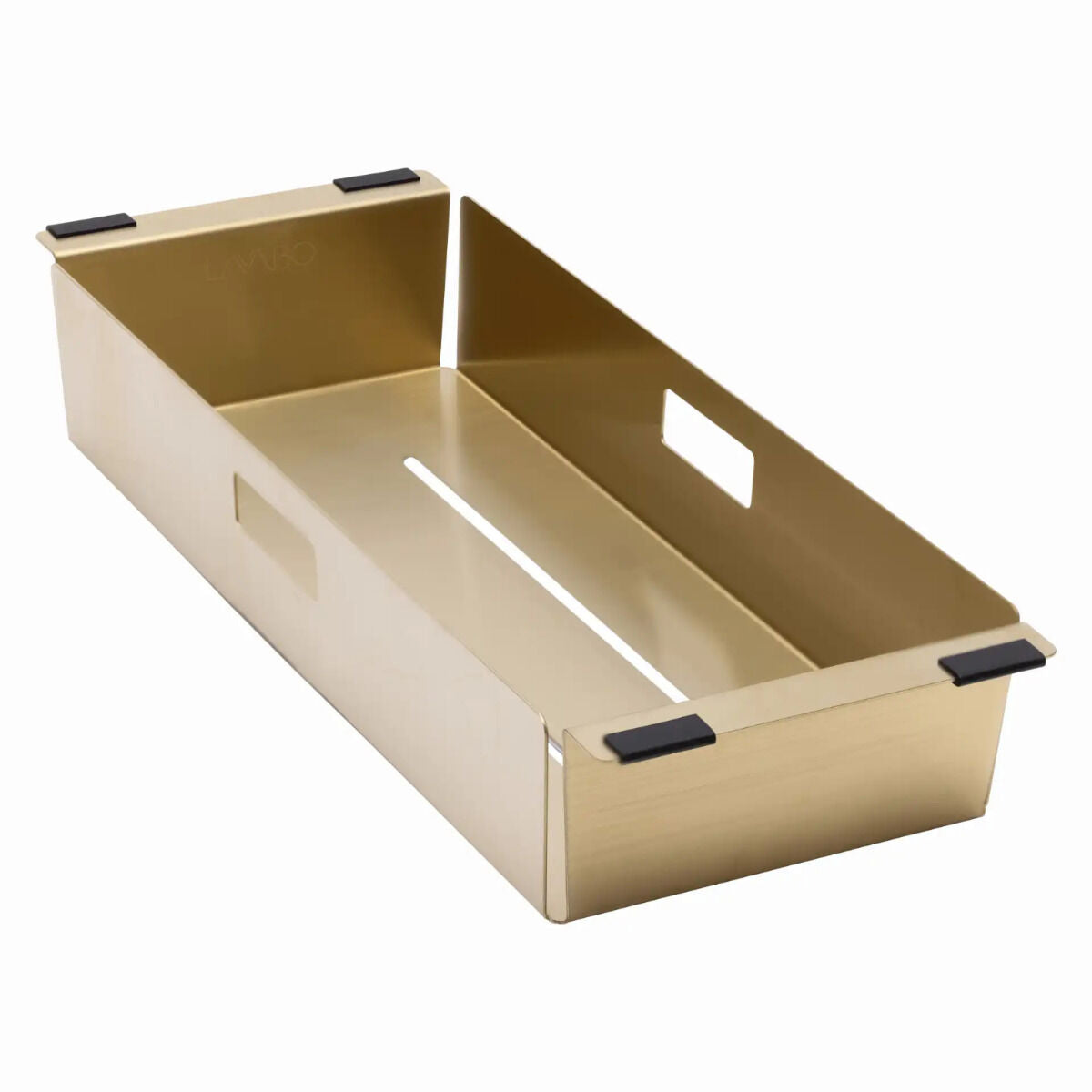 LAVABO Resteschale L-K10007M für KUBUS Spülen, PVD Messing / Restebecken / Abtropfschale