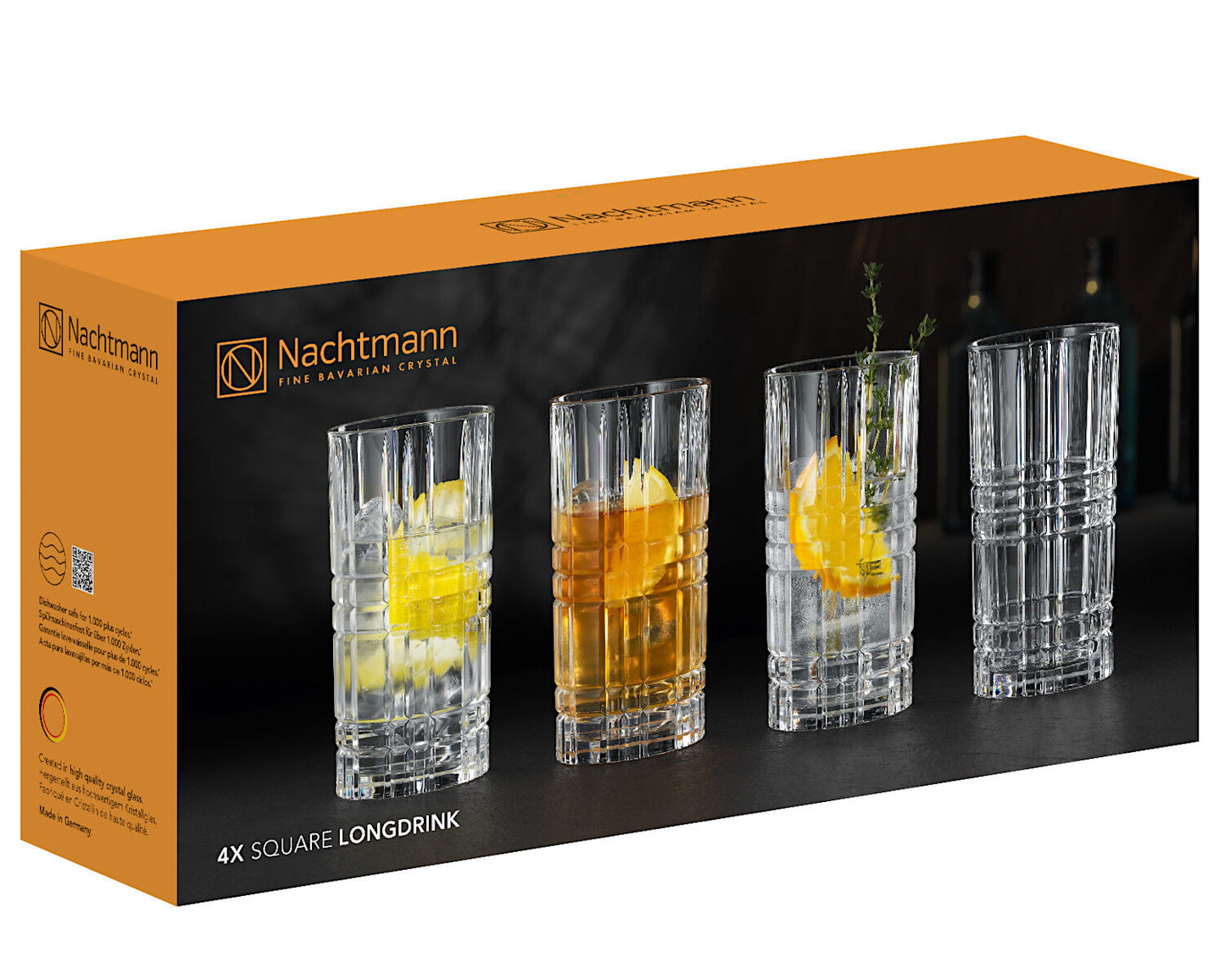 NACHTMANN 101049 SQUARE Longdrinkglas 4er Set – Bild 4