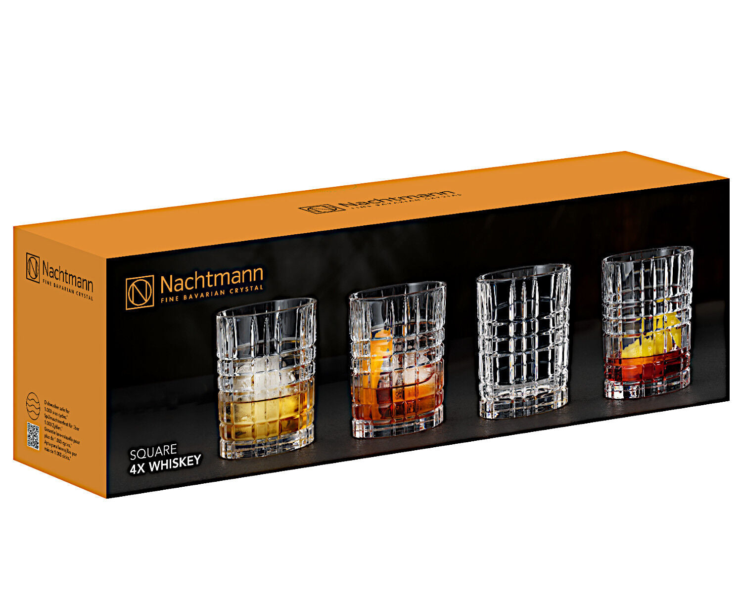 NACHTMANN 101050 SQUARE Whisky Tumbler 4er Set – Bild 4