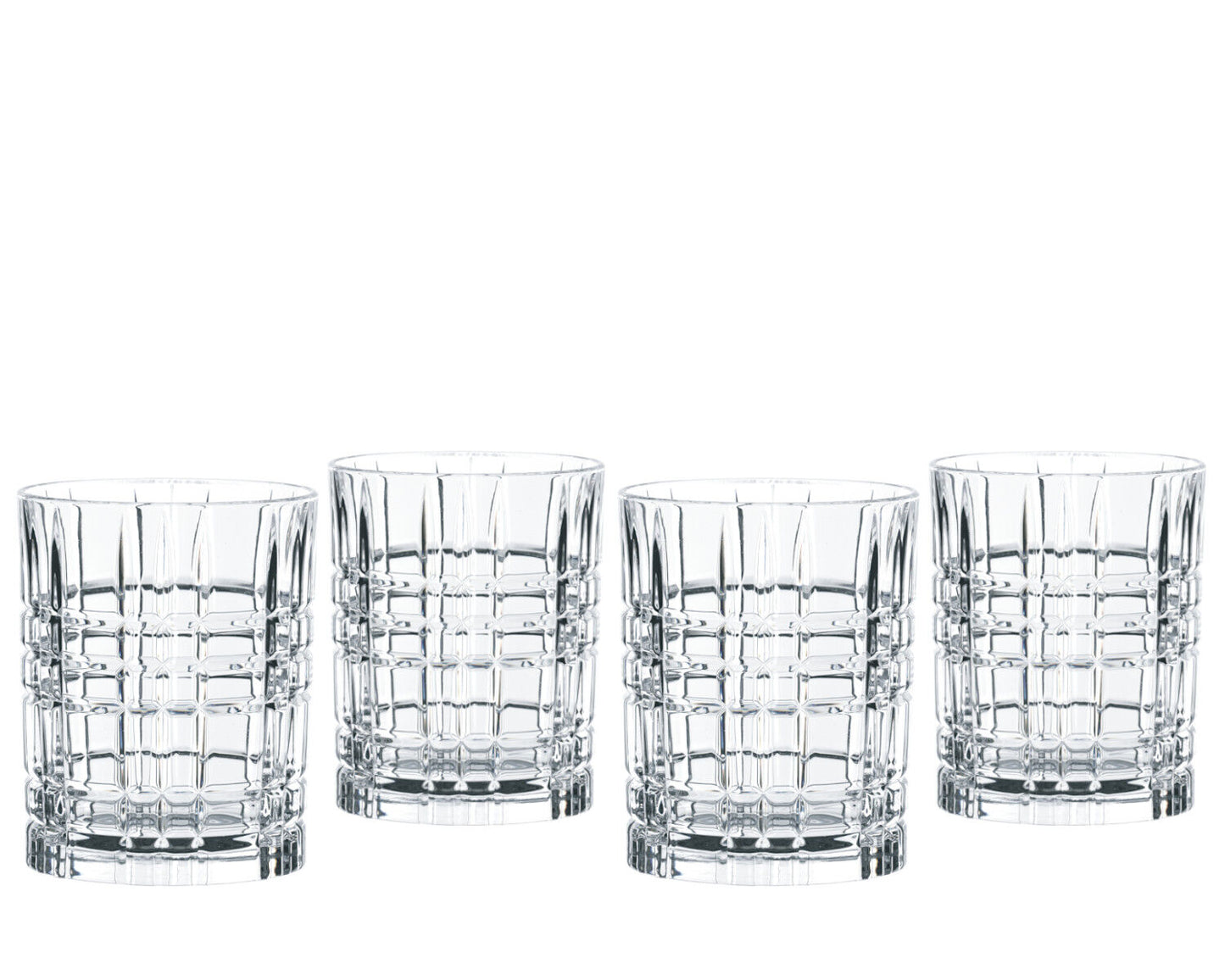 NACHTMANN 101050 SQUARE Whisky Tumbler 4er Set