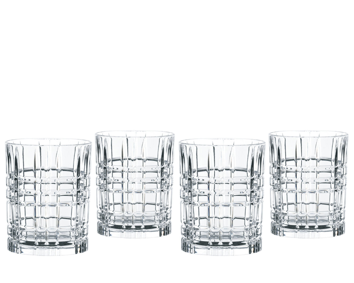 NACHTMANN 101050 SQUARE Whisky Tumbler 4er Set