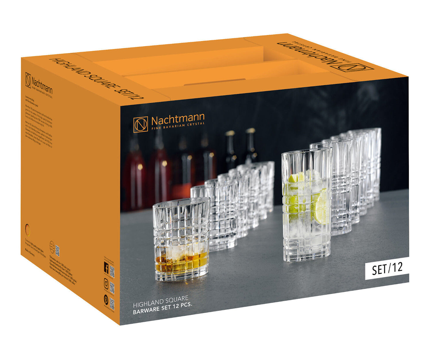 NACHTMANN 101754 HIGHLAND Square Becher Set 12-tlg. – Bild 6