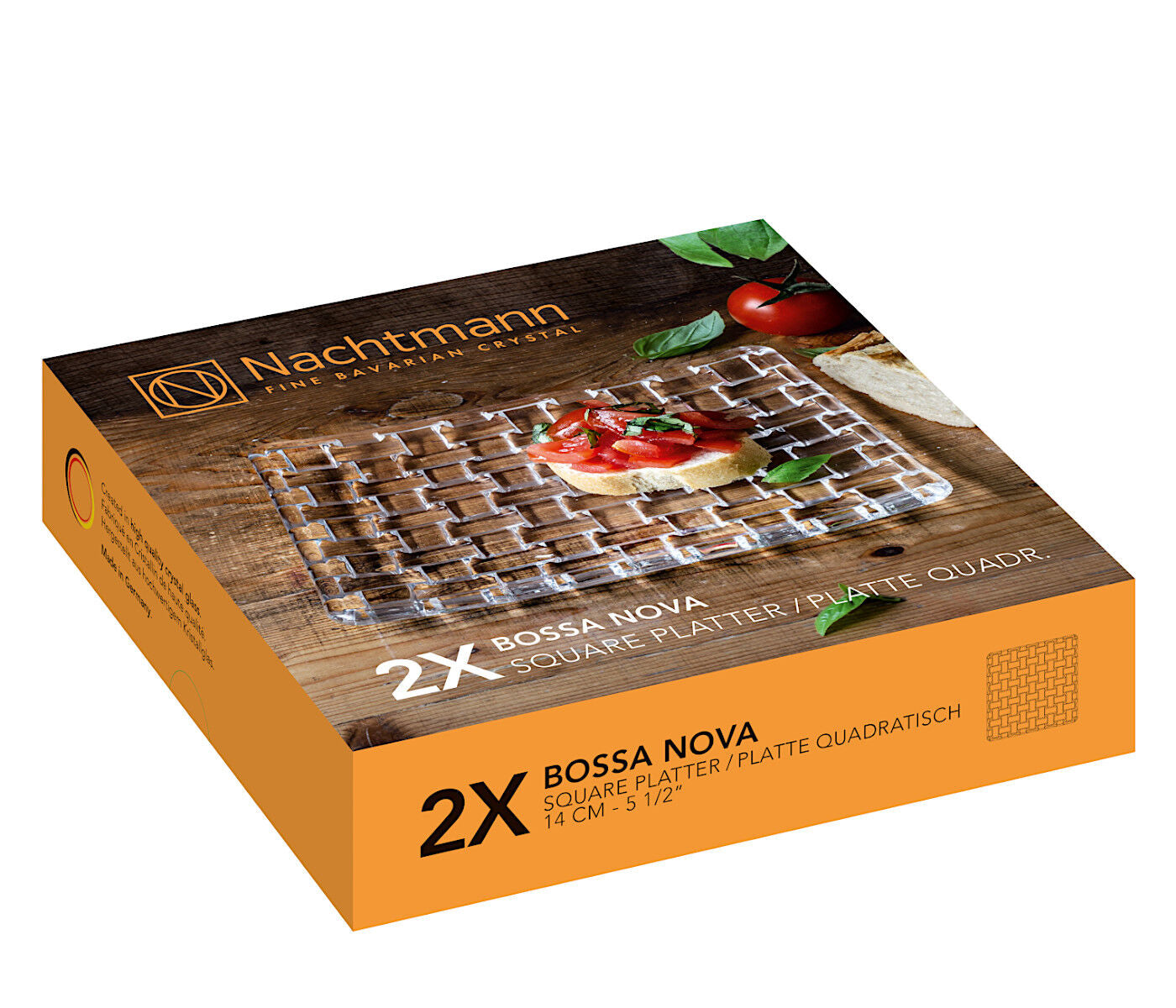 NACHTMANN 101907 BOSSA NOVA Platte quadratisch 14 cm 2er Set – Bild 4