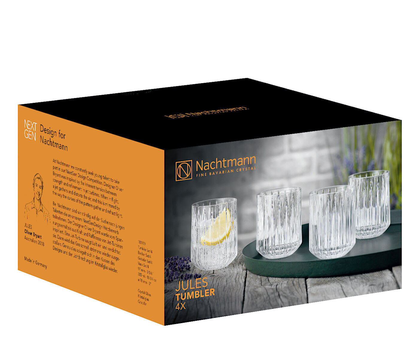 NACHTMANN 101979 JULES Tumbler 4er Set – Bild 4