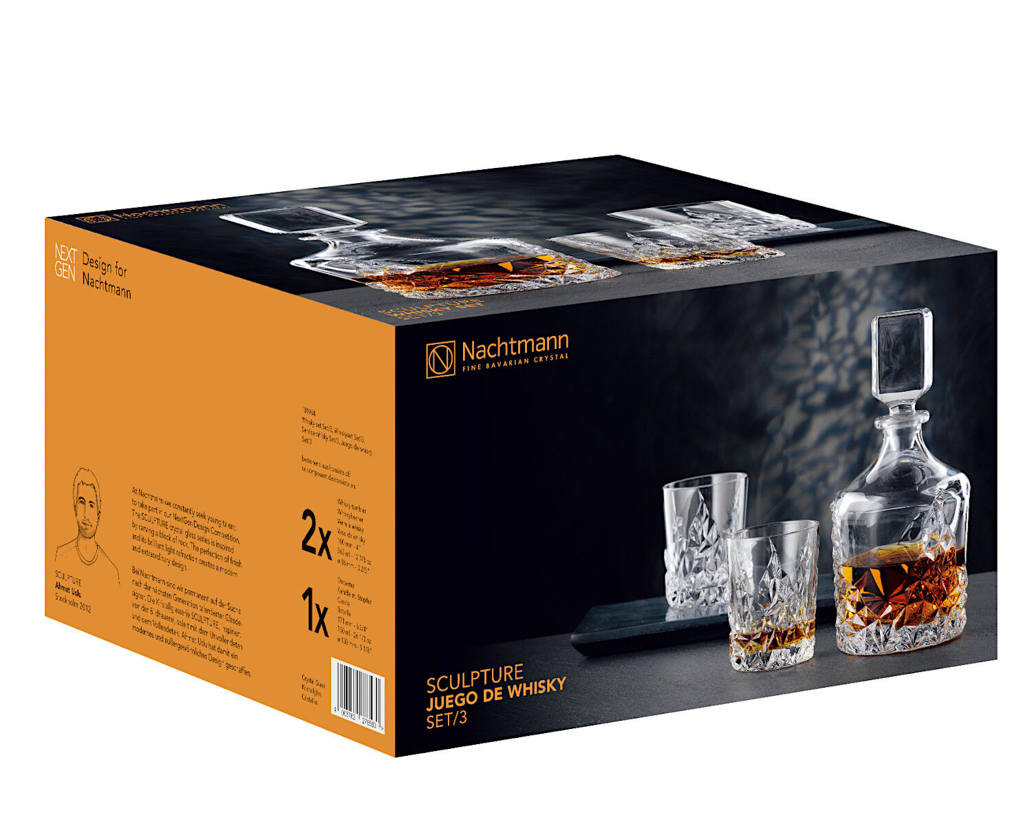 NACHTMANN 101984 SCULPTURE Whisky Set – Bild 6