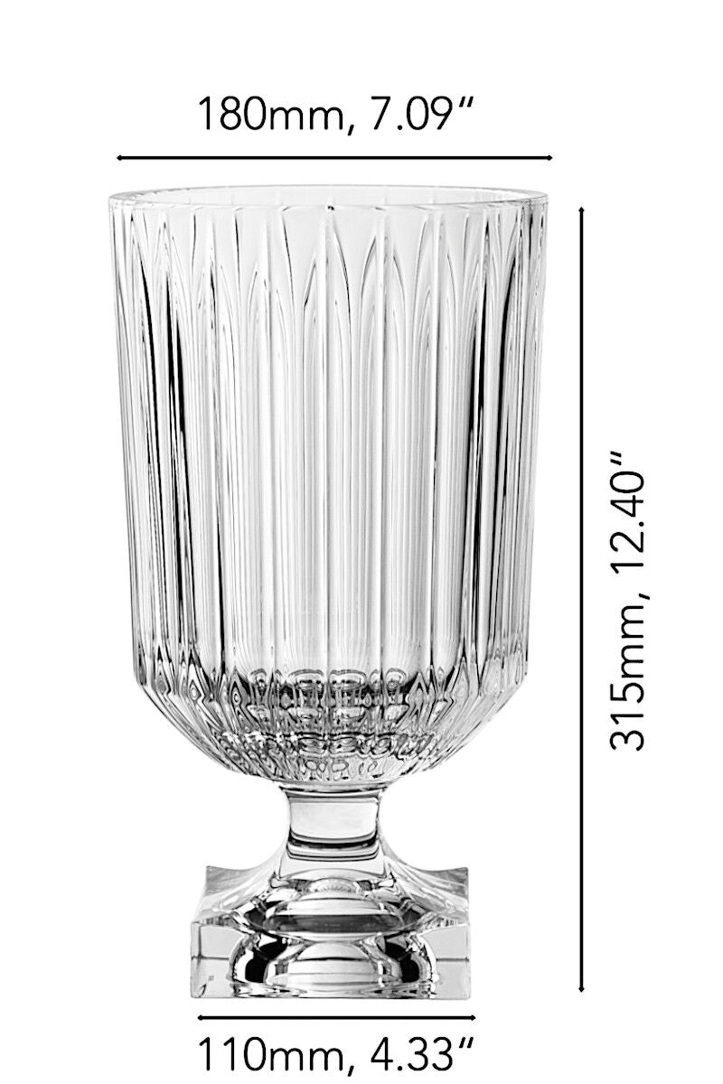 NACHTMANN 103634 MINERVA Vase mit Fuß 32 cm – Bild 2