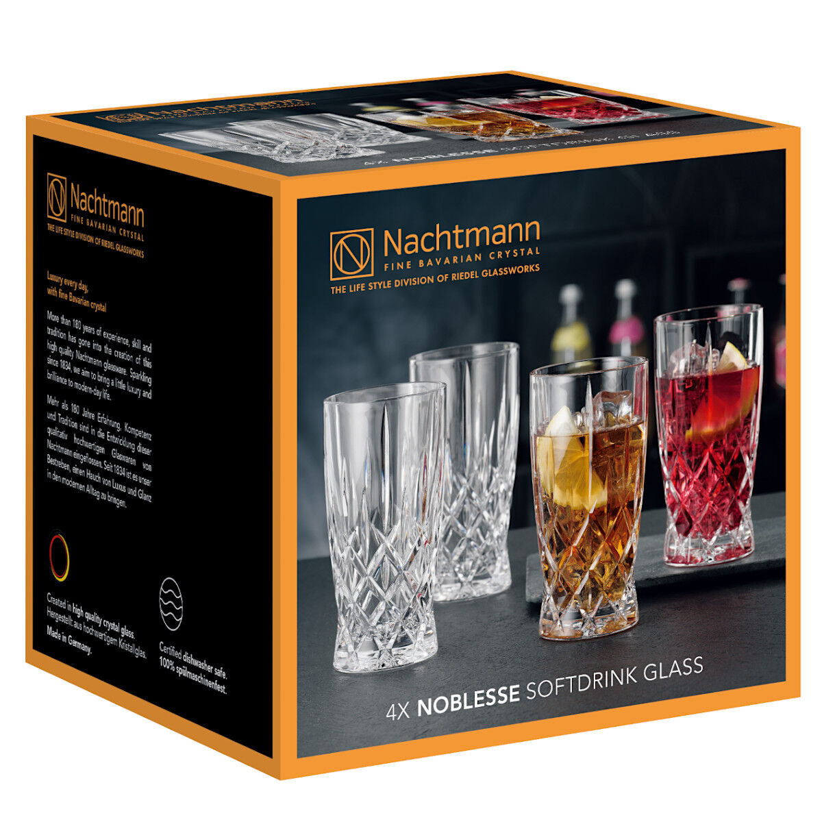 NACHTMANN 103747 NOBLESSE Softdrink Glas 4er Set – Bild 4
