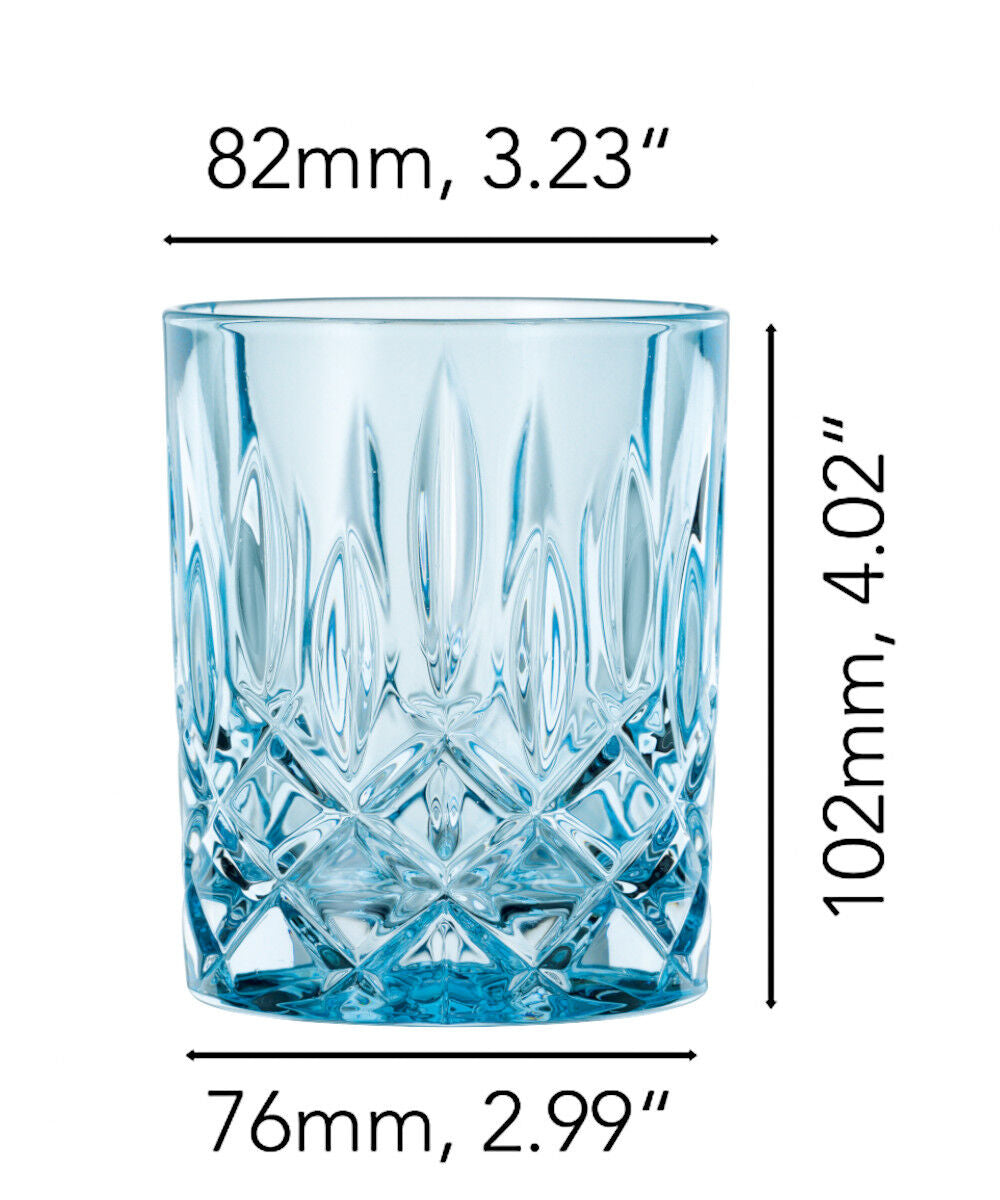 NACHTMANN 104193 NOBLESSE Whisky Tumbler AQUA 4er Set – Bild 2