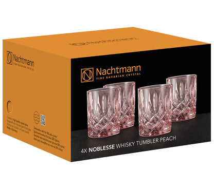 NACHTMANN 104194 NOBLESSE Whisky Tumbler PEACH 4er Set – Bild 4