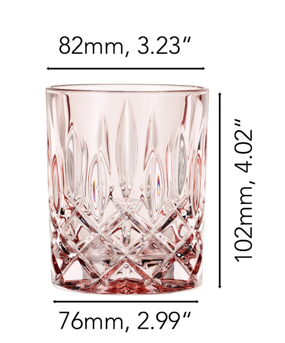 NACHTMANN 104194 NOBLESSE Whisky Tumbler PEACH 4er Set – Bild 2
