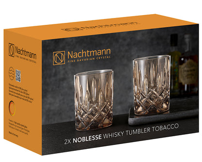 NACHTMANN 104246 NOBLESSE Whisky Tumbler TOBACCO 2er Set – Bild 4