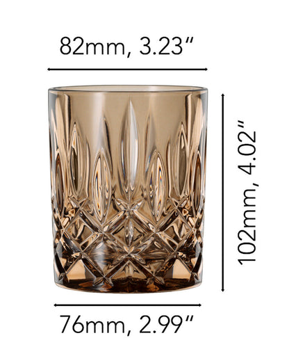 NACHTMANN 104246 NOBLESSE Whisky Tumbler TOBACCO 2er Set – Bild 2