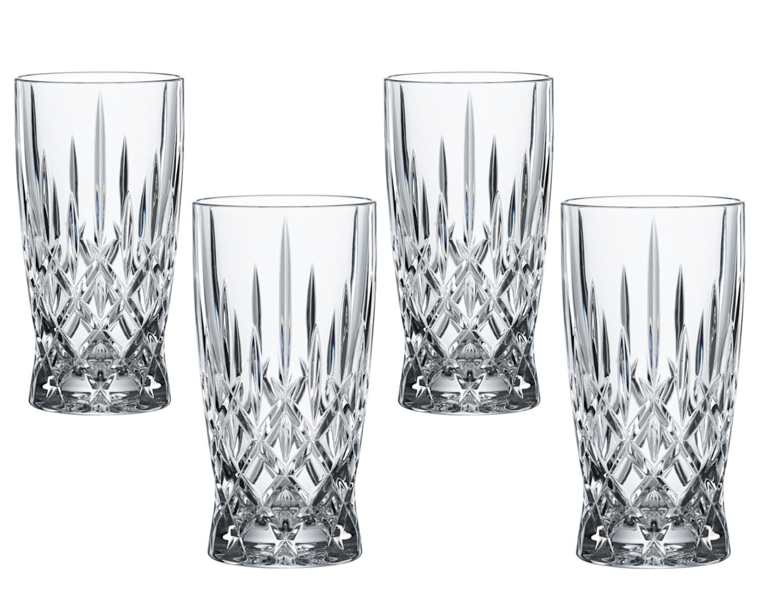 NACHTMANN 104671 NOBLESSE Latte Macchiato Gläser 4er Set und Glastrinkhalme – Bild 4