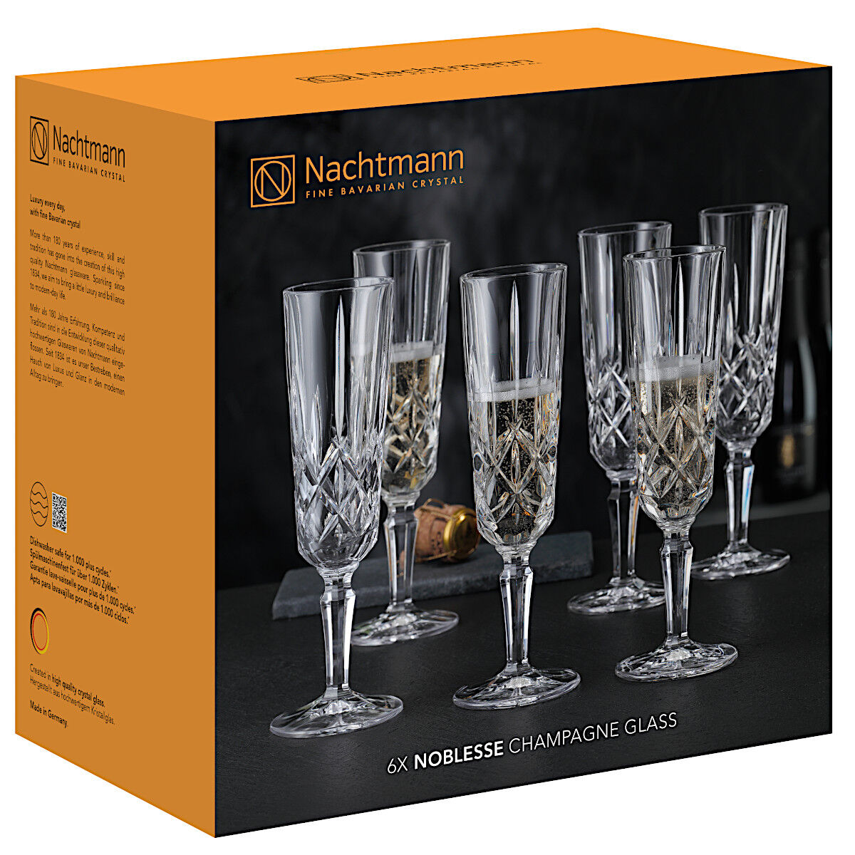 NACHTMANN 104896 NOBLESSE Champagnerglas 6er Set – Bild 4