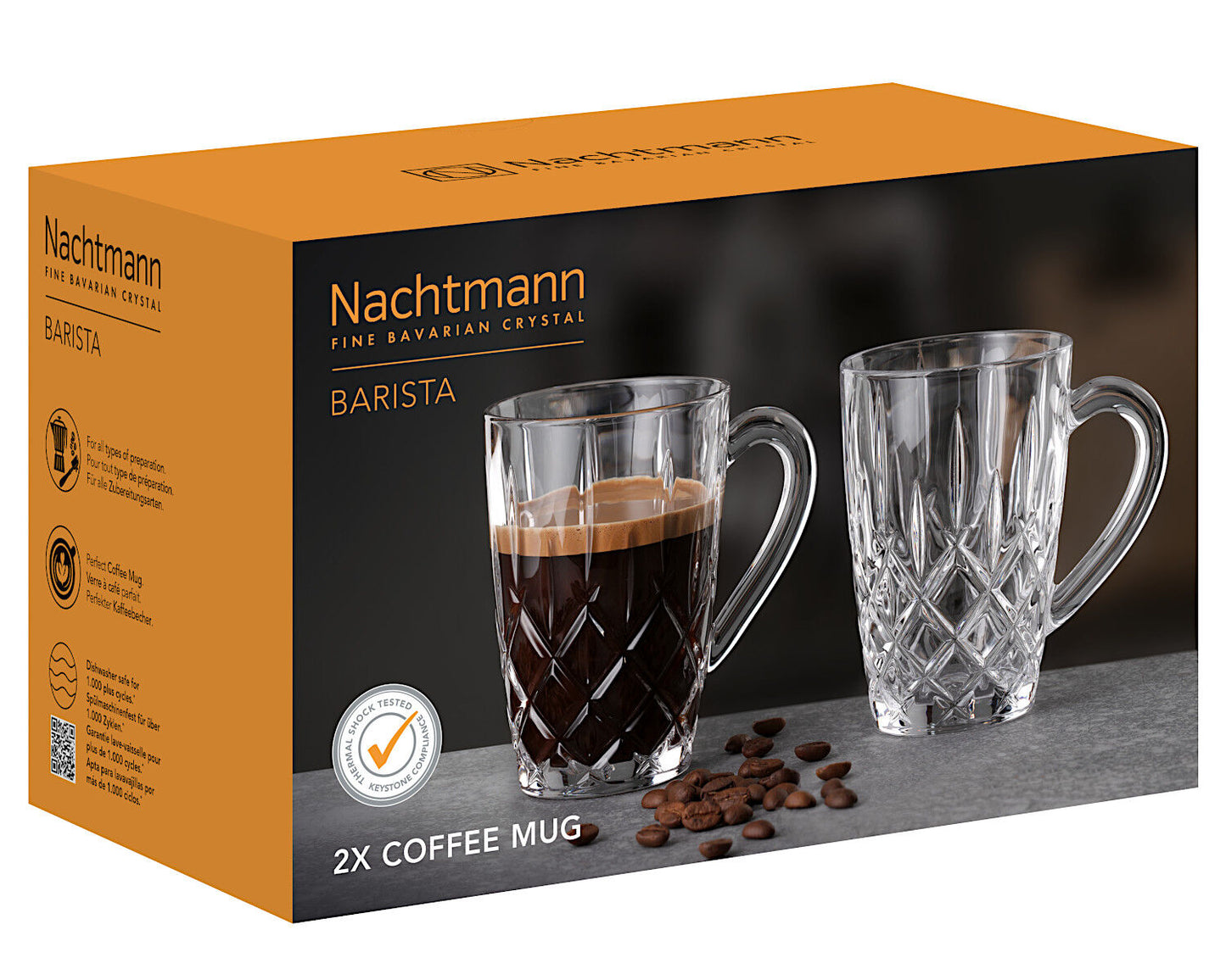 NACHTMANN 104907 NOBLESSE BARISTA Kaffeebecher 2er Set – Bild 4