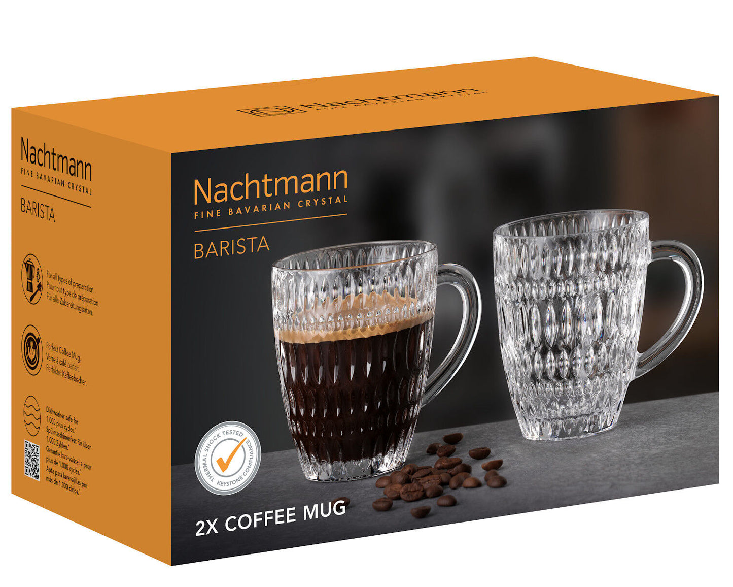 NACHTMANN 104908 ETHNO BARISTA Kaffeebecher 2er Set – Bild 3