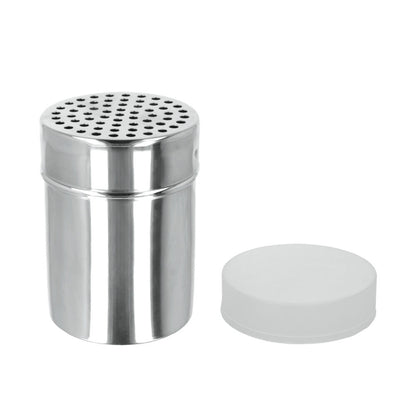 10er SET METALTEX Gewürzdose Inox mit satinierter Oberfläche / Streudose