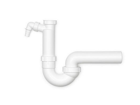 Kugelgelenksiphon - 3 / 1 1/2 Zoll x Ø 50 mm Spülen-Ablaufverbindung / Siphon / Geruchsverschluss