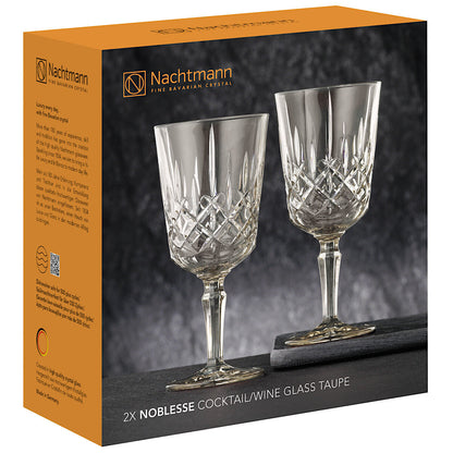 NACHTMANN 105217 NOBLESSE Cocktail/Weinglas TAUPE 2er Set – Bild 4