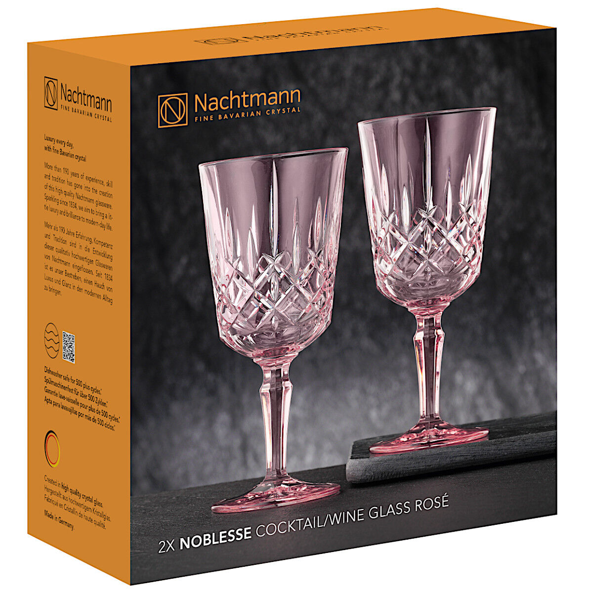 NACHTMANN 105218 NOBLESSE Cocktail/Weinglas ROSÉ 2er Set – Bild 5
