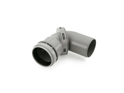 HTB-S Bogen stufenlos DN 50 - stufenlos verstellbarer Winkel 0-87 Grad / Spülenzubehör