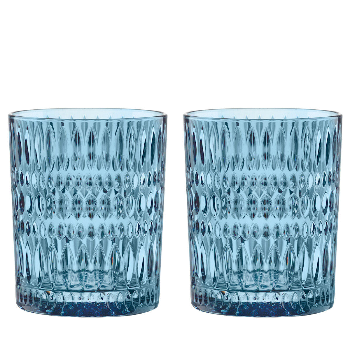NACHTMANN 105389 ETHNO Tumbler VINTAGE BLAU 2er Set