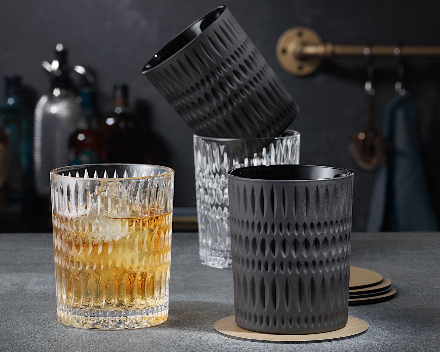 NACHTMANN 105395 ETHNO Tumbler SCHWARZ 2er Set – Bild 5