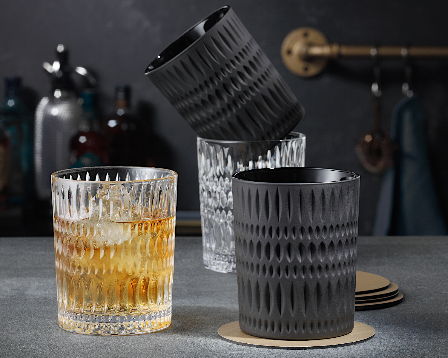 NACHTMANN 105395 ETHNO Tumbler SCHWARZ 2er Set – Bild 5