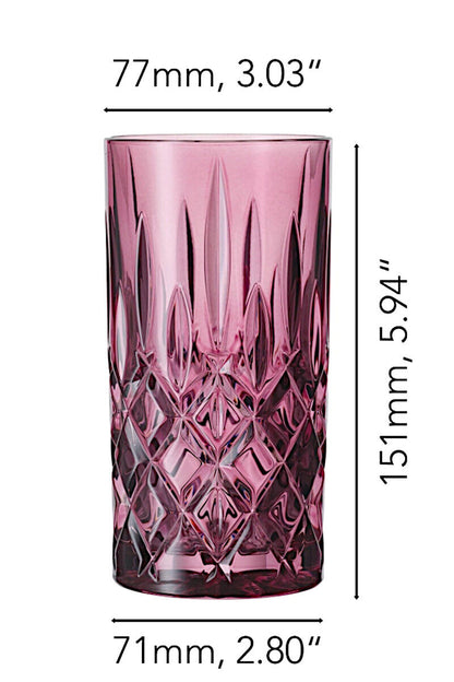 NACHTMANN 105442 NOBLESSE Longdrinkglas BERRY 2er Set – Bild 2