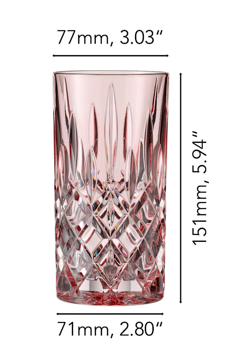 NACHTMANN 105711 NOBLESSE Longdrinkglas ROSÉ 2er Set – Bild 2
